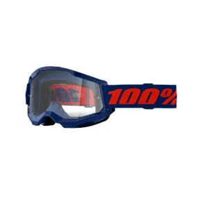 100% Strata 2 MTB Goggles (Clear/Navy)