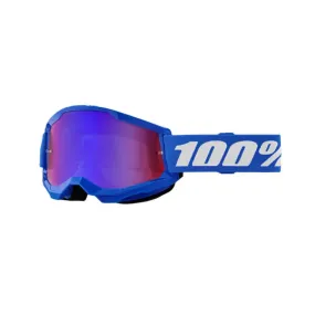 100% Strata 2 MTB Goggles (Mirror Red/Blue)