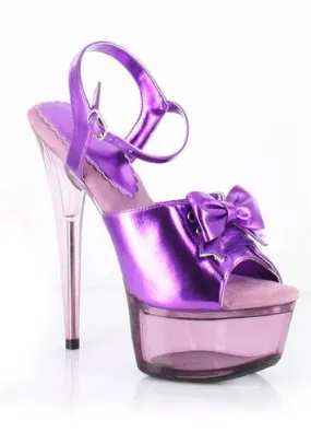 6 Inch Stiletto Heel Ankle Strap Platform Sandal