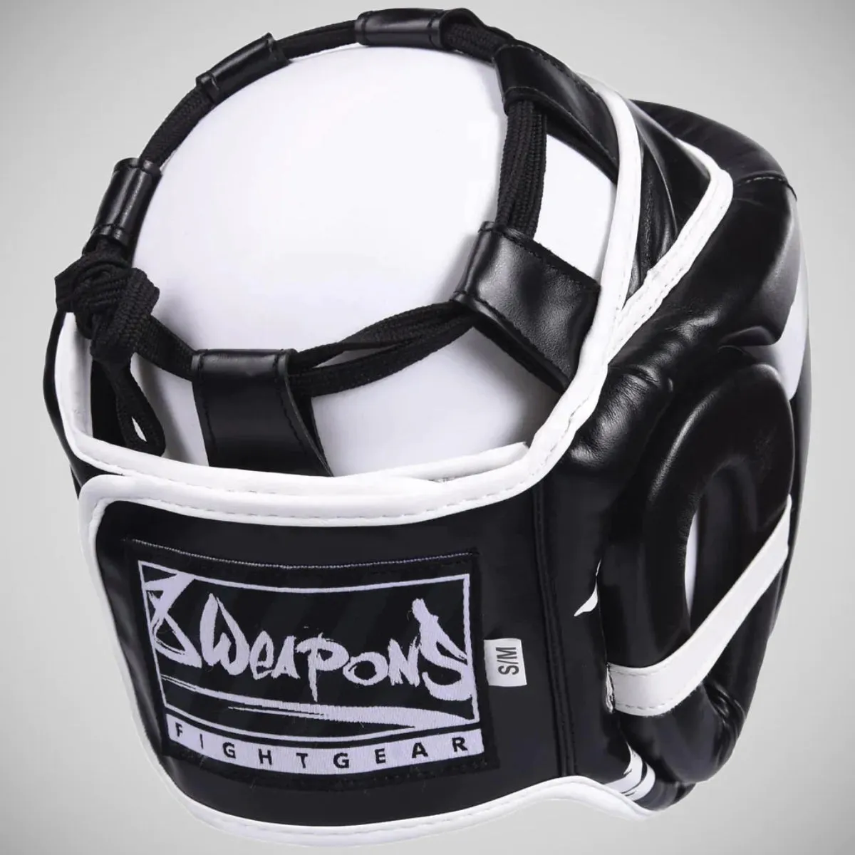 8 Weapons Unlimited Head Guard Black/White