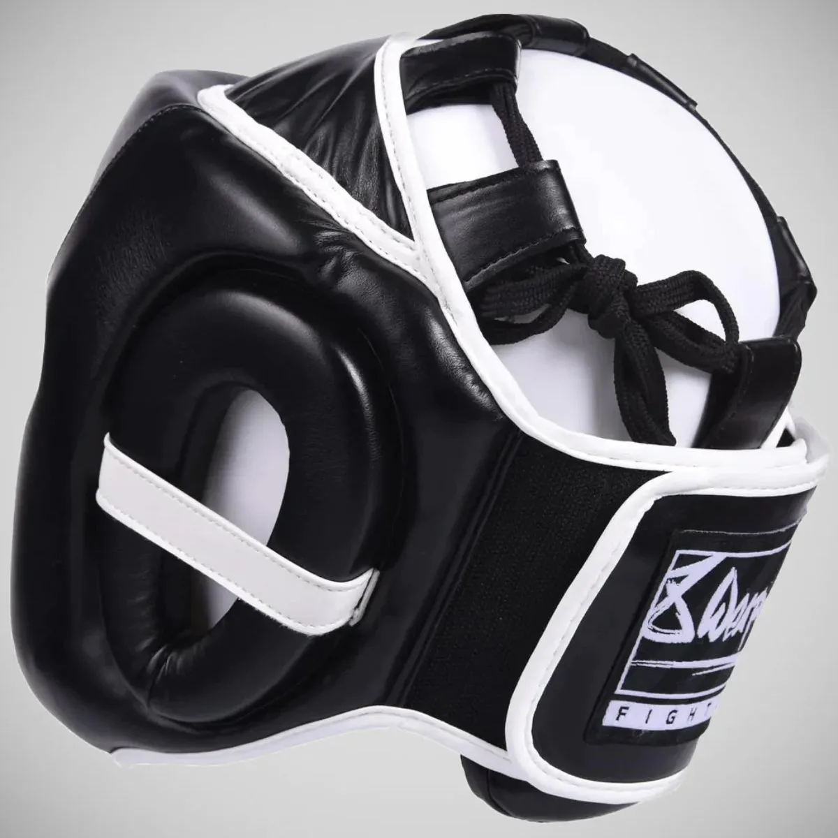 8 Weapons Unlimited Head Guard Black/White