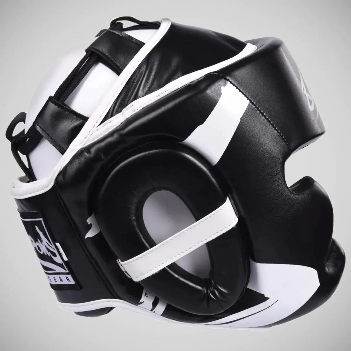 8 Weapons Unlimited Head Guard Black/White