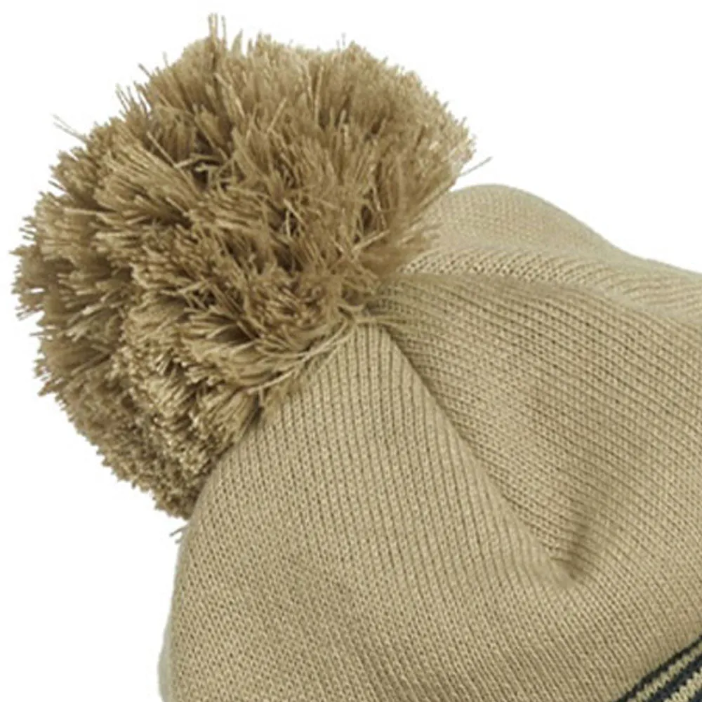 adidas Pom Beanie Hat - Hemp