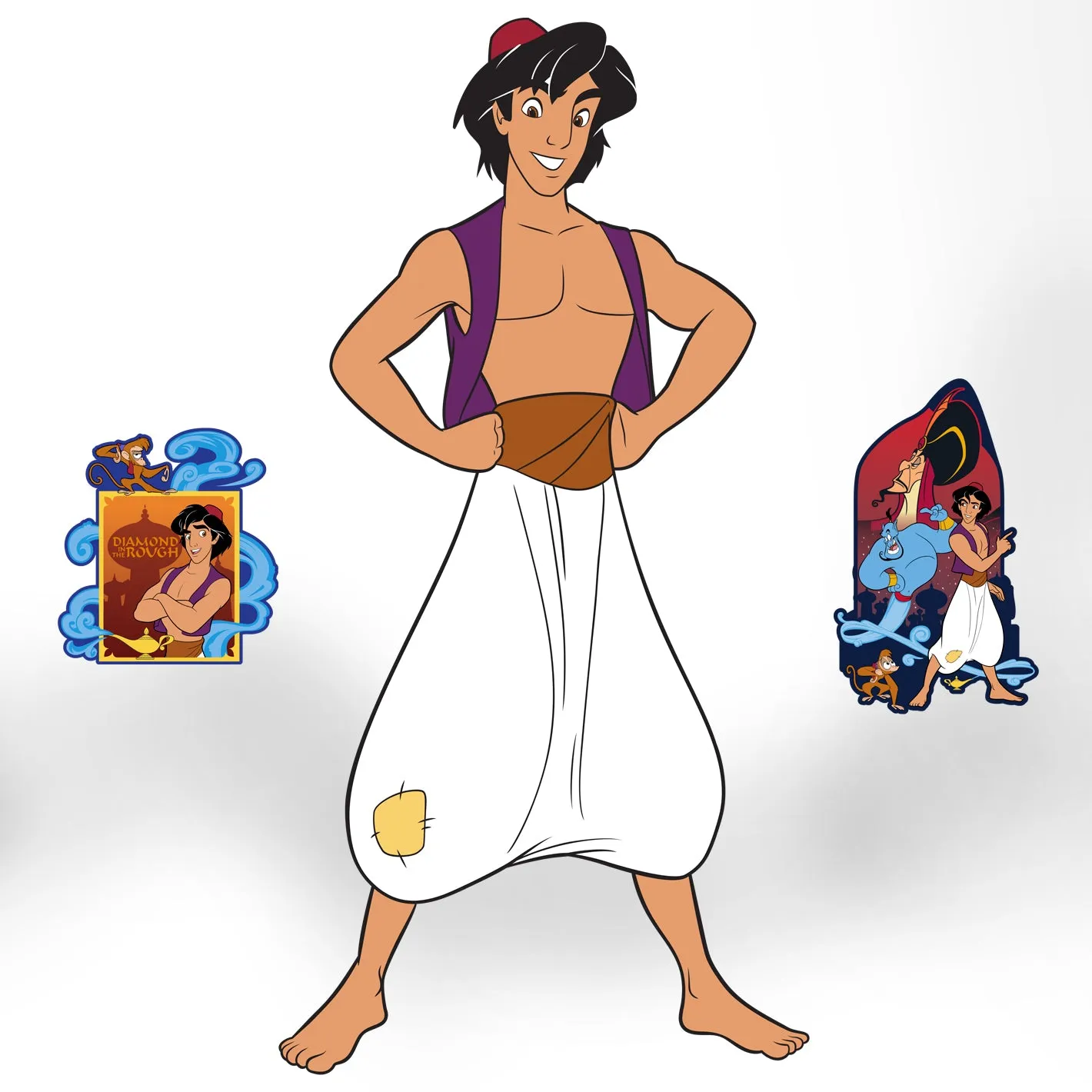 Aladdin: Aladdin RealBigs        - Officially Licensed Disney Removable Wall   Adhesive Decal