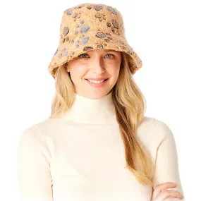 Animal Paw Faux Fur Bucket Hat