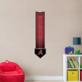 Arizona Diamondbacks: Growth Chart  - Officially Licensed MLB Removable Wall Graphic