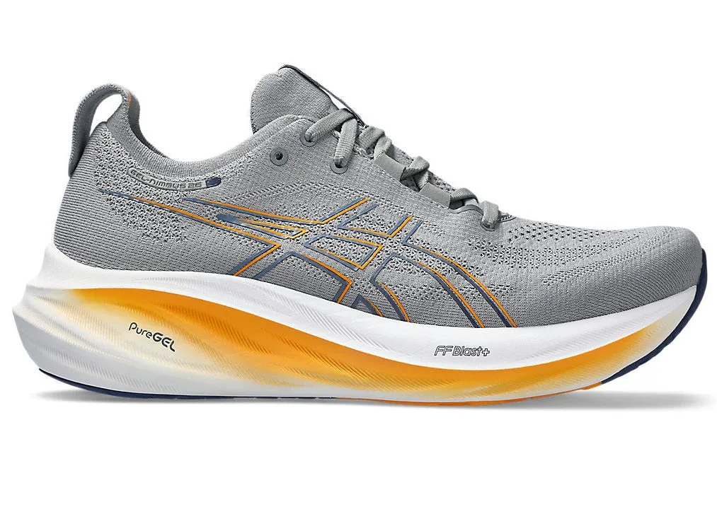 Asics Gel Nimbus 26 (2E Width) - Sheet Rock/ Thunder Blue (Mens)