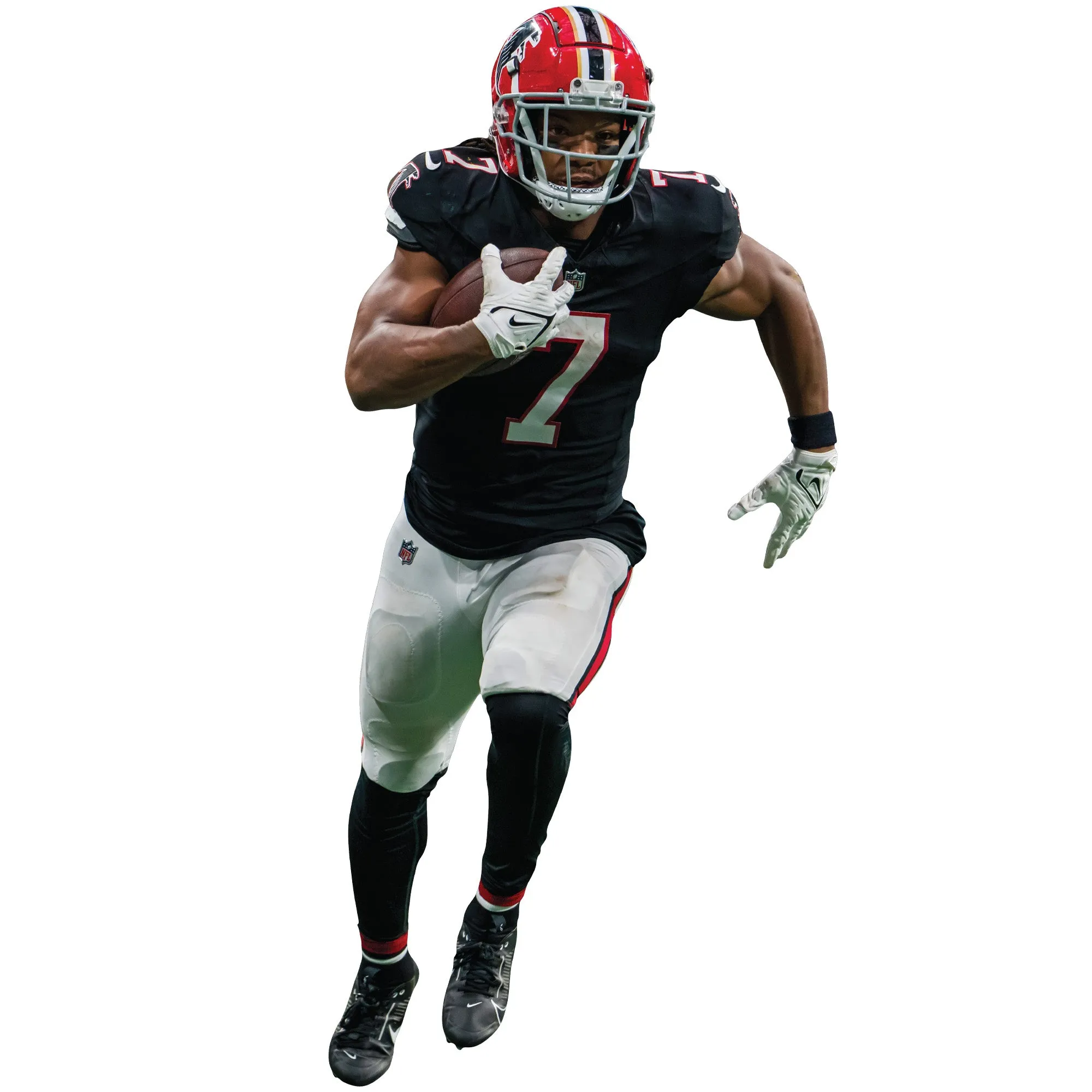 Atlanta Falcons: Bijan Robinson Throwback        - Officially Licensed NFL Removable     Adhesive Decal