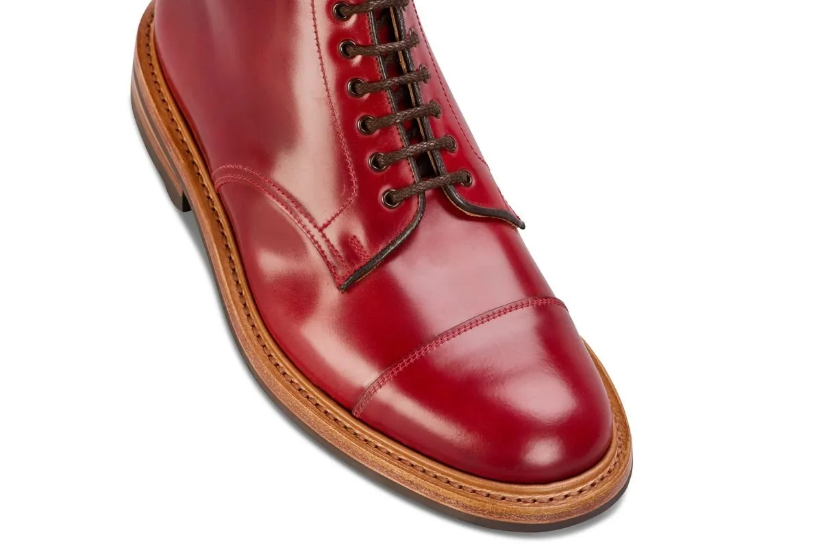 Brett ToeCap Boot - Red Cordovan