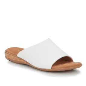 Cam Sandal: White Cashmere Leather NEW I Walking Cradles