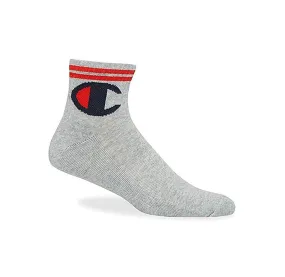 Champion LIFE Men's Athletic Life-C Logo Ankle Socks