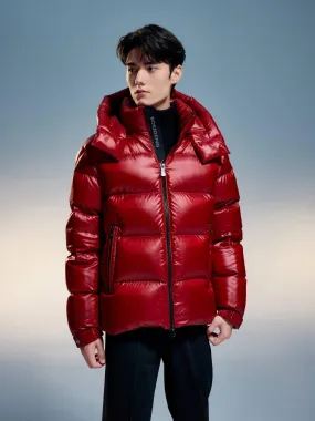 Classic puffer with detachable hood