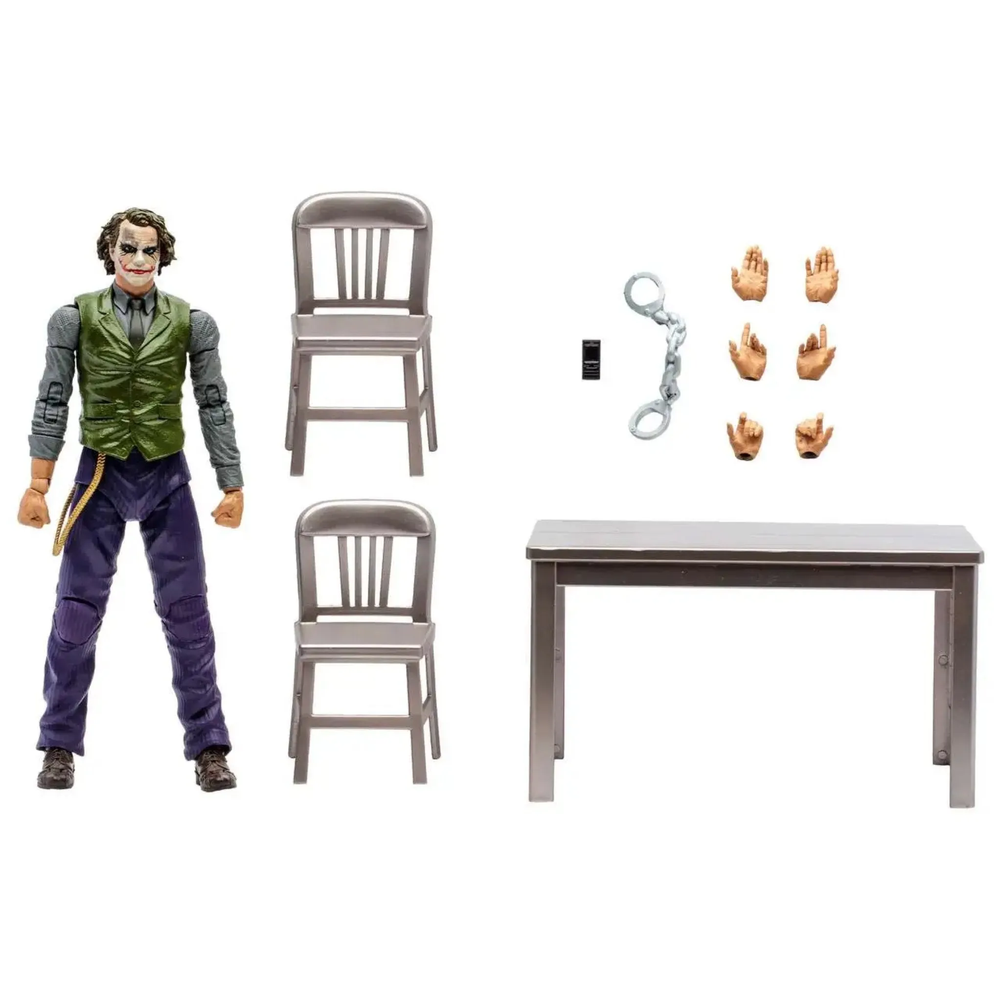 DC Multiverse Exclusive Gold Label Interrogation Room Joker (The Dark Knight)