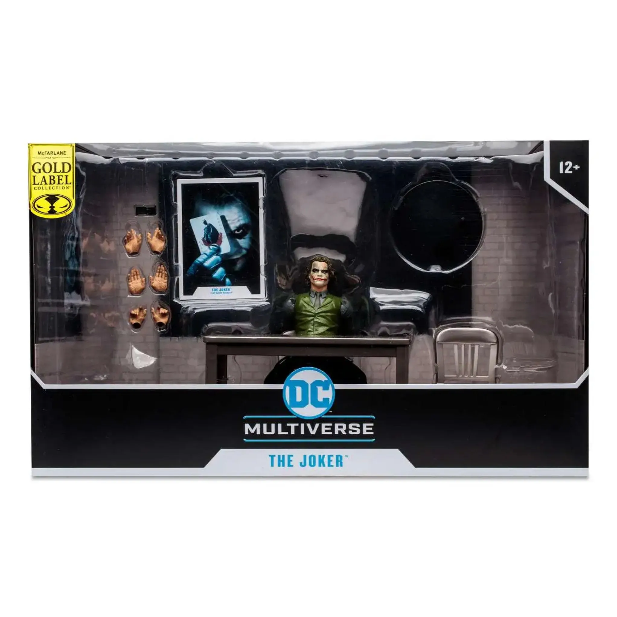 DC Multiverse Exclusive Gold Label Interrogation Room Joker (The Dark Knight)