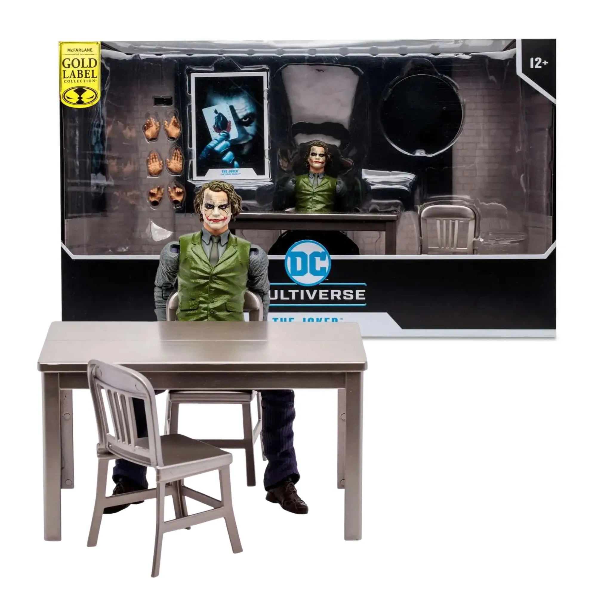 DC Multiverse Exclusive Gold Label Interrogation Room Joker (The Dark Knight)