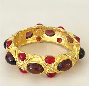 Fabulous vintage signed K.J.L. Kenneth Jay Lane designer bracelet-