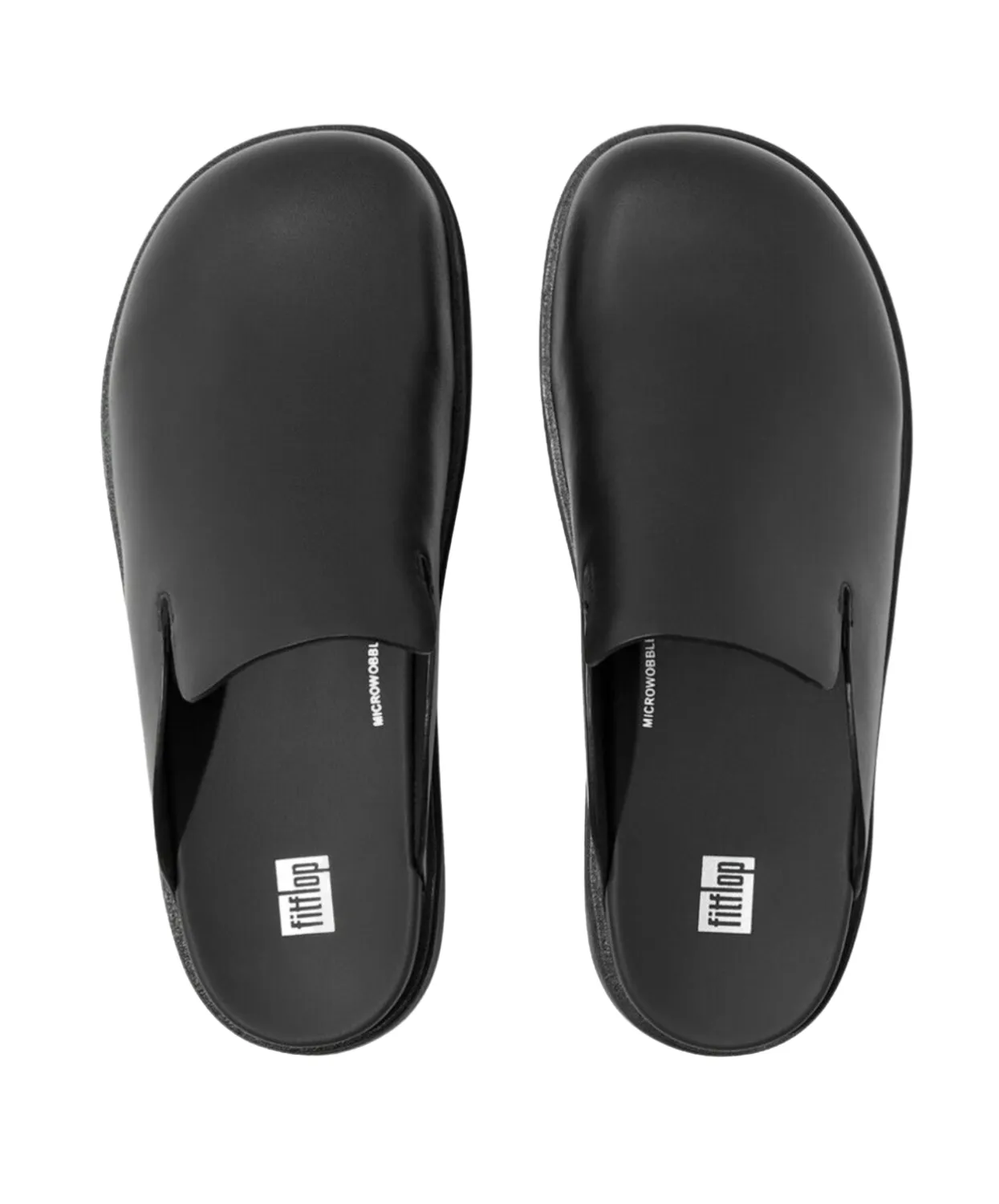 FitFlop Gen-FF Mens Leather Mules Black