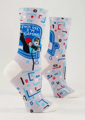 Fuck Off I'm Gaming Women's Socks