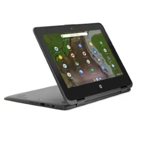 HP- Chromebook x360 11 G1 EE touchscreen Laptop With 11.6-Inch Display,Celeron N3350 Processor/4GB RAM/32GB eMMC Flash/Intel HD Graphics 500/Chrome OS English Grey