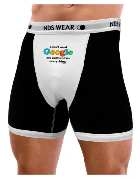 I Don't Need Google - Aunt Mens Boxer Brief Underwear