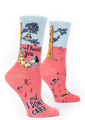 I Heard You Crew Socks