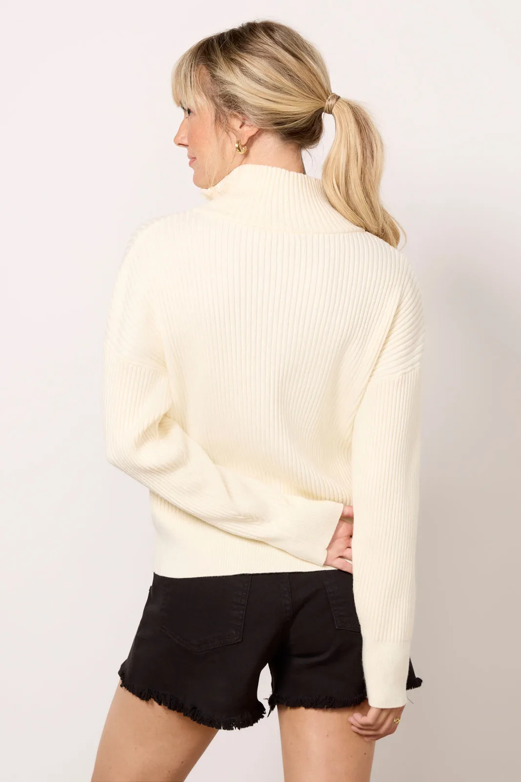 Janie Half Zip Knit