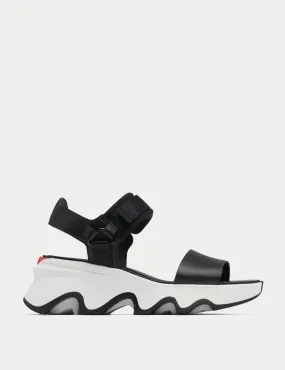 Kinetic Impact Y-Strap High Sandal - Black/Sea Salt