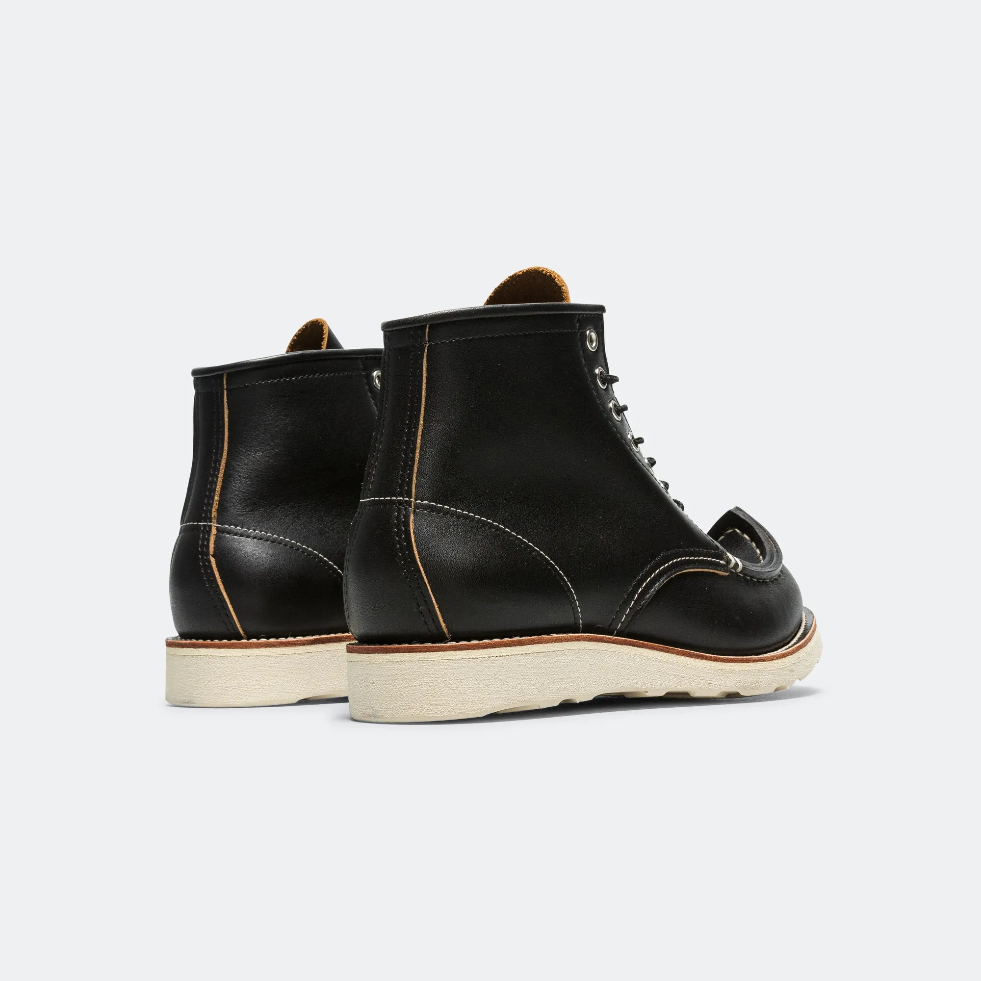 Leather TIBETAN Work Boots - Black