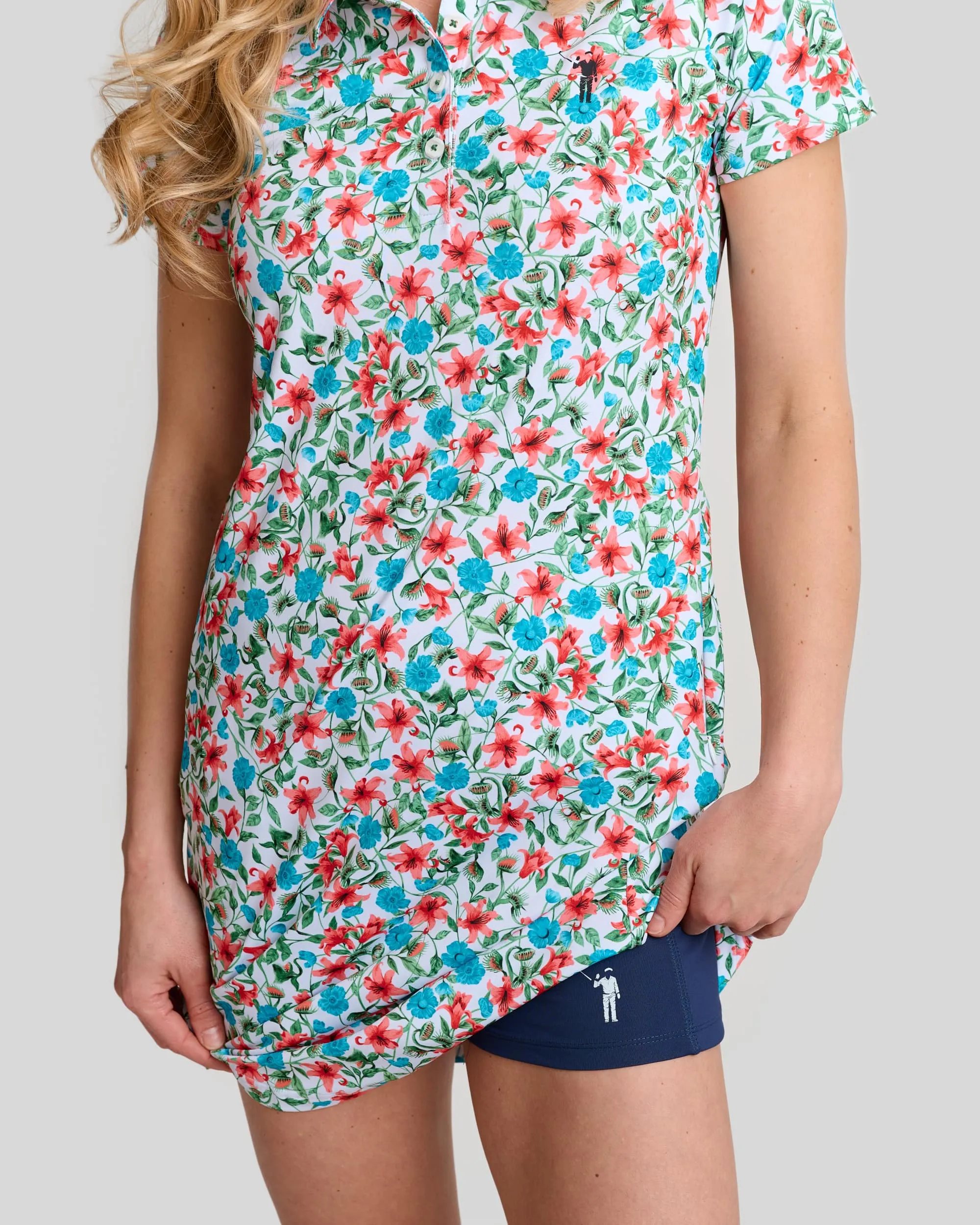 Little Shop of Florals Women's Polo Dress