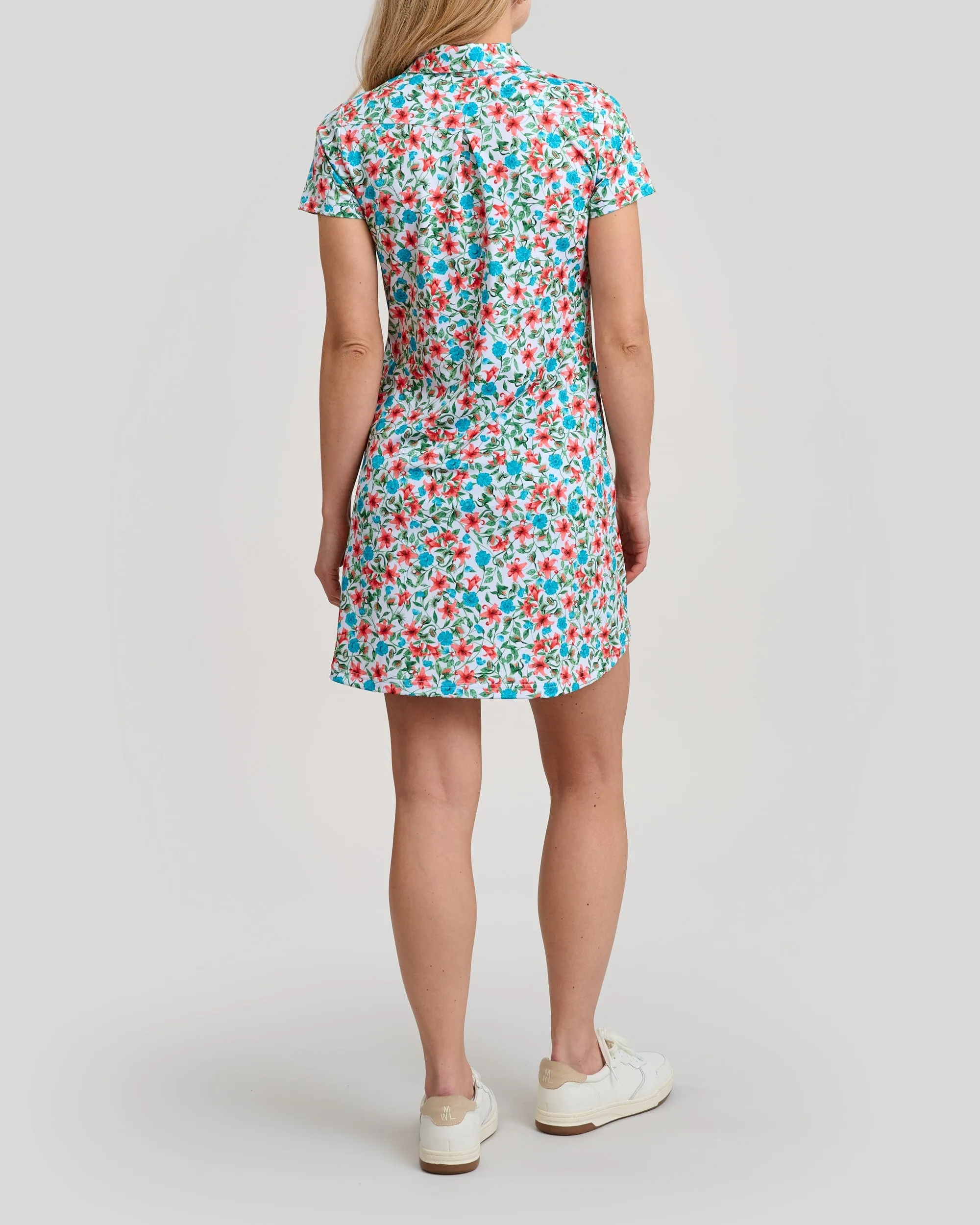 Little Shop of Florals Women's Polo Dress