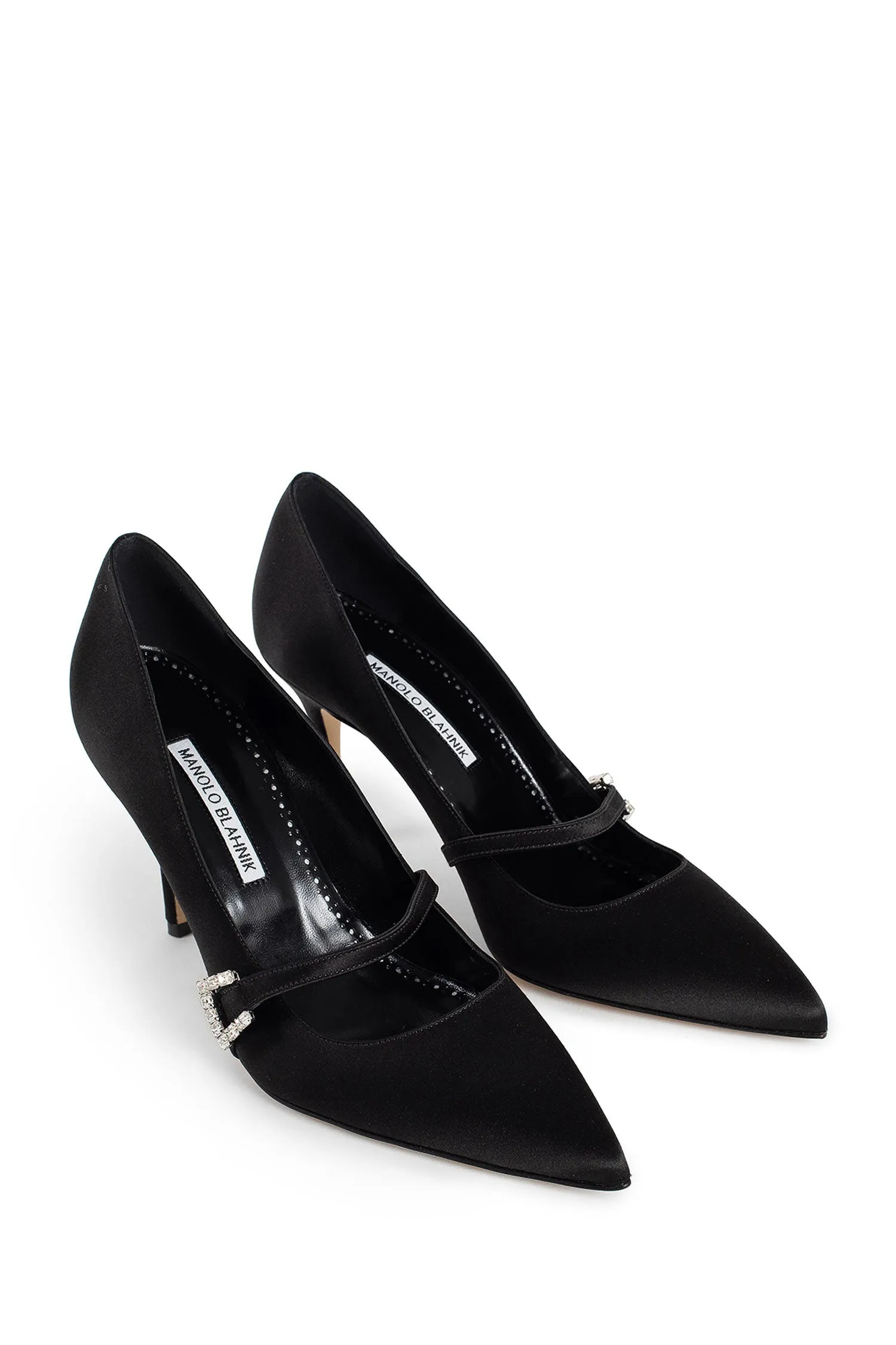 MANOLO BLAHNIK WOMAN BLACK PUMPS