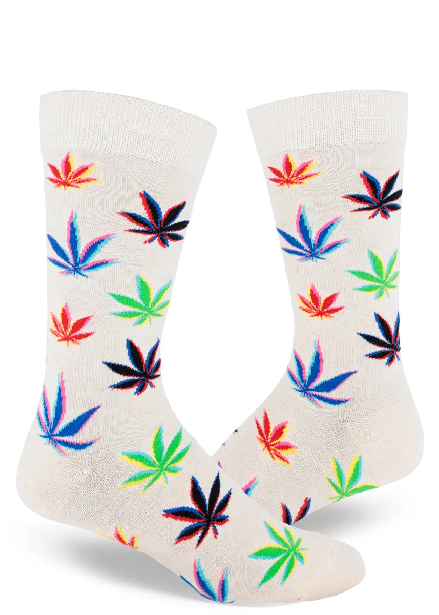 Marijuana Glitch Men's Socks