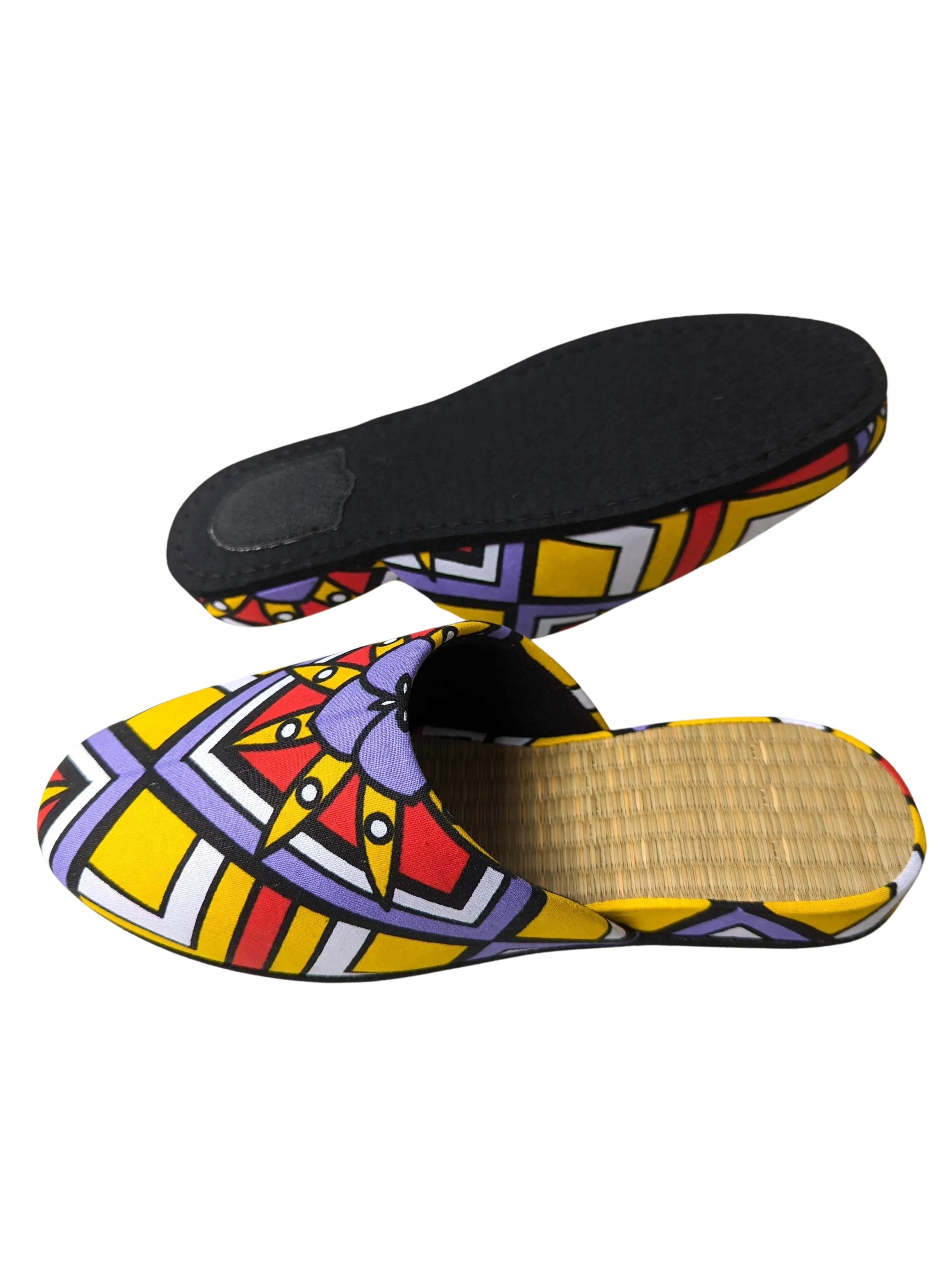 Medium Tatami Print Mix Slippers 2024SS-M04