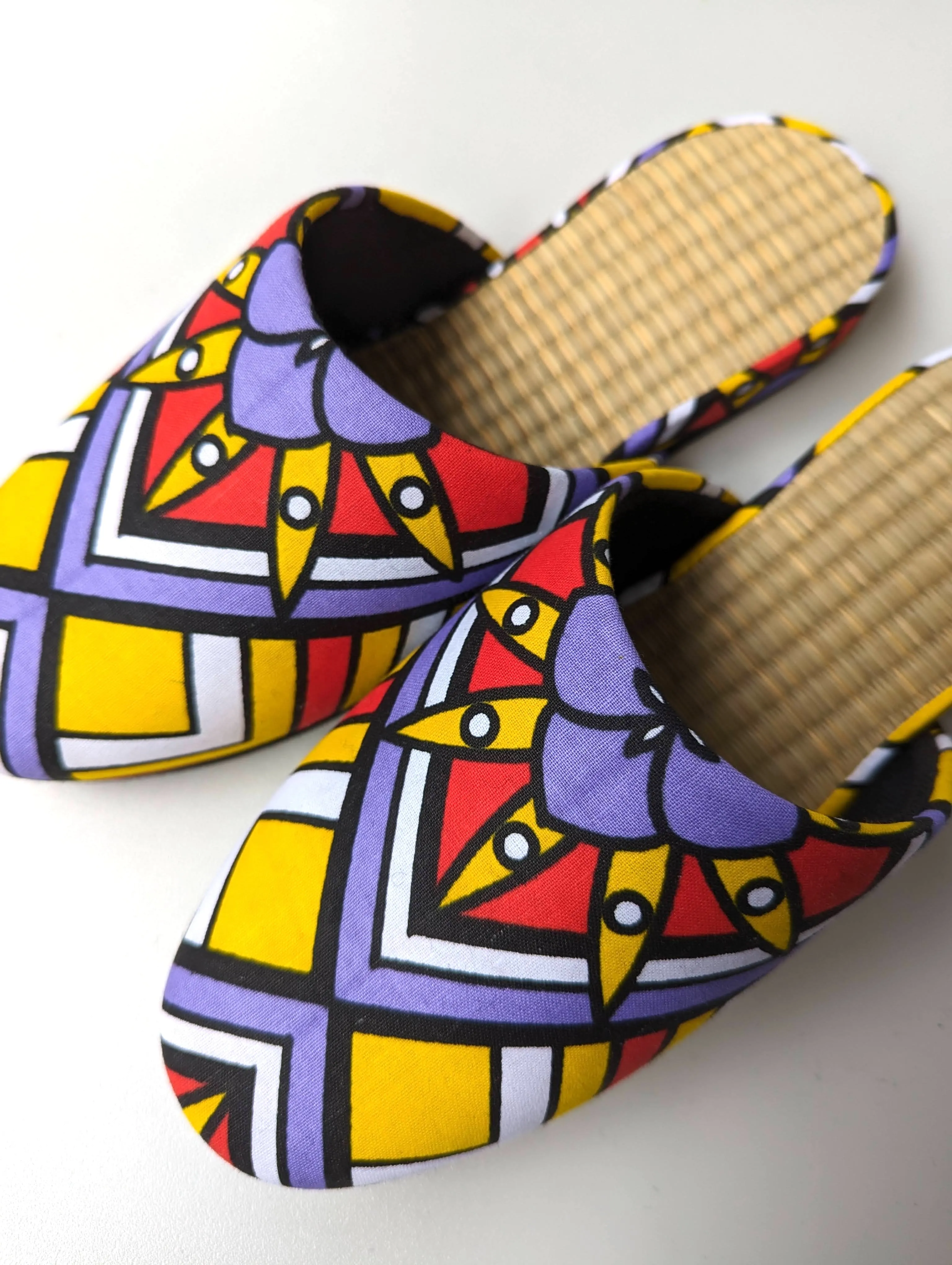 Medium Tatami Print Mix Slippers 2024SS-M04