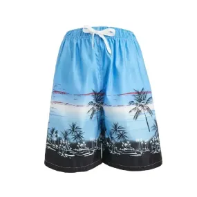 Mens Stretch Swim Trunks