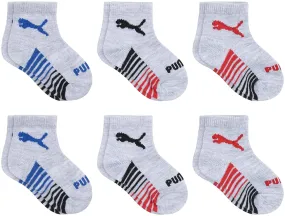 PUMA Baby 6-Pack Infant Anklet Socks