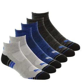 PUMA Men's  6-Pack P112487 Quarter Socks