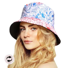 Reversible Abstract Patterned Bucket Hat