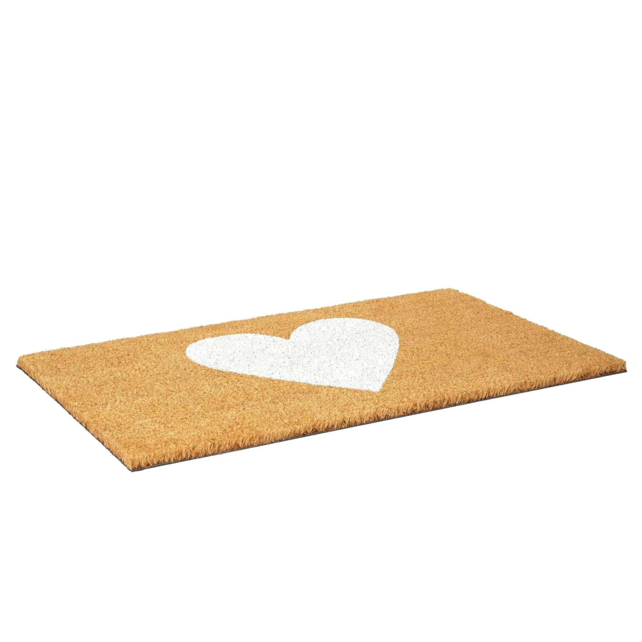 White Heart Doormat