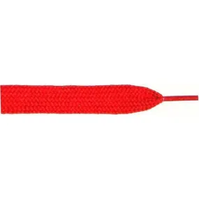 Wholesale Thick Flat 3/4 - Red (12 Pair Pack) Shoelaces